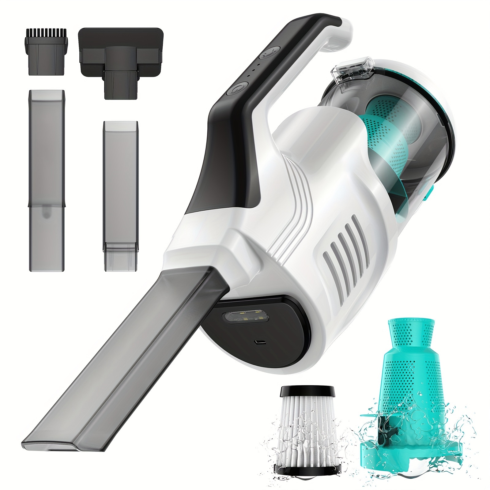 cordless cyclonic handheld vacuum cleaner